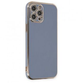 BSSM Volet Silikon - Mavi iPhone 12 Pro Max Kılıf