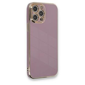 BSSM Volet Silikon - Mor iPhone 12 Pro Kılıf