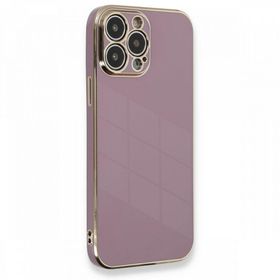 BSSM Volet Silikon - Mor iPhone 13 Pro Max Kılıf