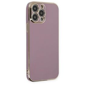 BSSM Volet Silikon - Mor iPhone 14 Pro Max Kılıf