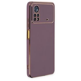 BSSM Volet Silikon - Mor Xiaomi Poco X4 Pro 5G Kılıf