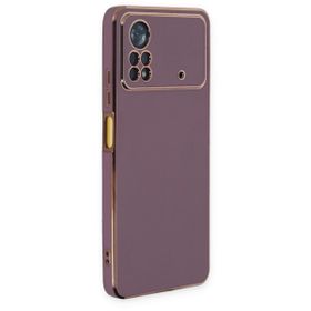 BSSM Volet Silikon - Mor Xiaomi Poco X4 Pro 5G Kılıf