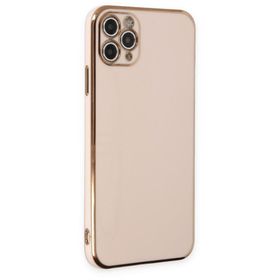 BSSM Volet Silikon - Pembe iPhone 11 Pro Max Kılıf