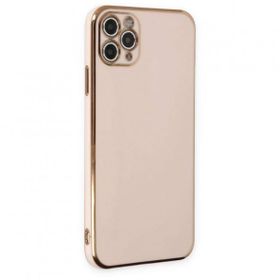 BSSM Volet Silikon - Pembe iPhone 11 Pro Max Kılıf