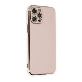 BSSM Volet Silikon - Pembe iPhone 12 Pro Kılıf