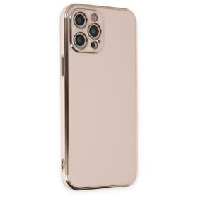 BSSM Volet Silikon - Pembe iPhone 12 Pro Kılıf
