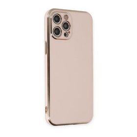 BSSM Volet Silikon - Pembe iPhone 12 Pro Max Kılıf