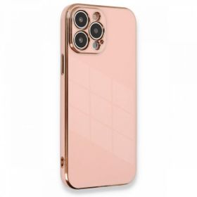 BSSM Volet Silikon - Pembe iPhone 13 Pro Max Kılıf