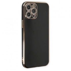 BSSM Volet Silikon - Siyah iPhone 12 Pro Max Kılıf
