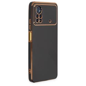 BSSM Volet Silikon - Siyah Xiaomi Poco X4 Pro 5G Kılıf