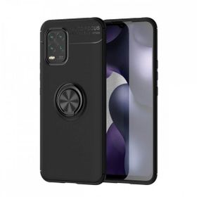 BSSM Xiaomi Mi 10 Lite Range Yüzüklü Silikon Siyah Kılıf
