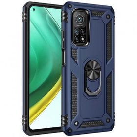 BSSM Xiaomi Mi 10T Pro Sofya Yüzüklü Silikon Kapak Lacivert Kılıf