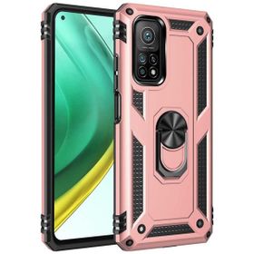BSSM Xiaomi Mi 10T Pro Sofya Yüzüklü Silikon Kapak Rose Kılıf