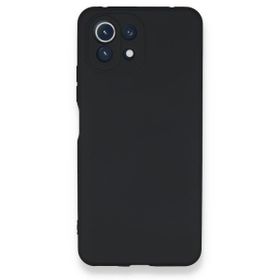 BSSM Xiaomi Mİ 11 Lite Nano içi Kadife Silikon Lacivert Kılıf