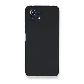 BSSM Xiaomi Mİ 11 Lite Nano içi Kadife Silikon Lacivert Kılıf