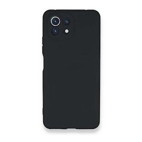 BSSM Xiaomi Mİ 11 Lite Nano içi Kadife Silikon Lacivert Kılıf