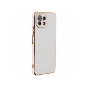 BSSM Xiaomi Mi 11 Lite Volet Silikon Beyaz Kılıf
