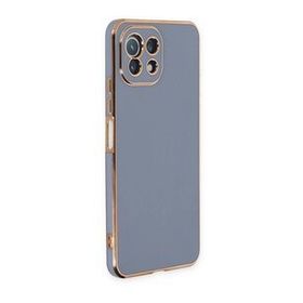 BSSM Xiaomi Mi 11 Lite Volet Silikon Mavi Kılıf