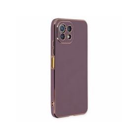 BSSM Xiaomi Mi 11 Lite Volet Silikon Mor Kılıf