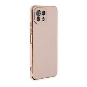 BSSM Xiaomi Mi 11 Lite Volet Silikon Pembe Kılıf