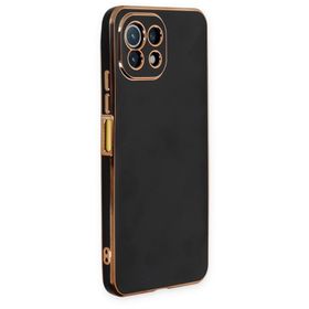 BSSM Xiaomi Mi 11 Lite Volet Silikon Siyah Kılıf