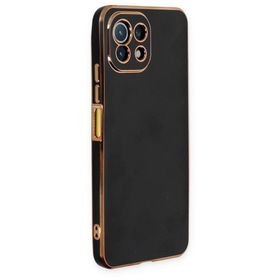 BSSM Xiaomi Mi 11 Lite Volet Silikon Siyah Kılıf