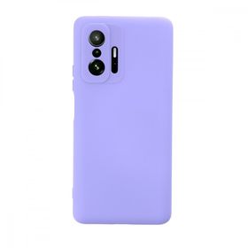 BSSM Xiaomi Mi 11T Pro Nano İçi Kadife Silikon Lila Kılıf
