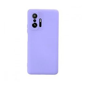 BSSM Xiaomi Mi 11T Pro Nano İçi Kadife Silikon Lila Kılıf