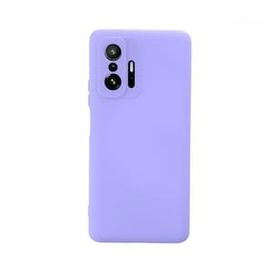 BSSM Xiaomi Mi 11T Pro Nano İçi Kadife Silikon Lila Kılıf