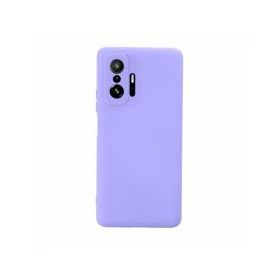 BSSM Xiaomi Mi 11T Pro Nano İçi Kadife Silikon Lila Kılıf