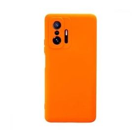 BSSM Xiaomi Mi 11T Pro Nano İçi Kadife Silikon Turuncu Kılıf