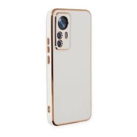 BSSM Xiaomi Mi 12T Pro Volet Silikon Beyaz Kılıf
