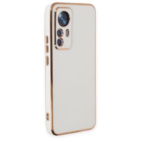 BSSM Xiaomi Mi 12T Pro Volet Silikon Beyaz Kılıf
