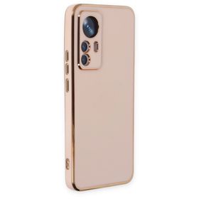 BSSM Xiaomi Mi 12T Pro Volet Silikon Pembe Kılıf