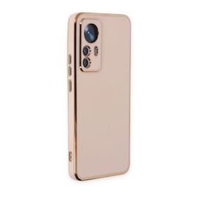 BSSM Xiaomi Mi 12T Pro Volet Silikon Pembe Kılıf