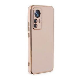 BSSM Xiaomi Mi 12T Pro Volet Silikon Pembe Kılıf