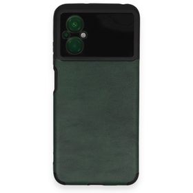 BSSM Xiaomi Poco M5 Loop Deri Silikon Yeşil Kılıf