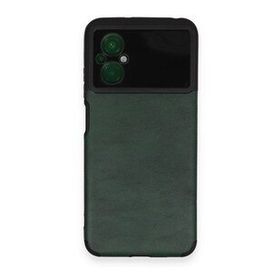BSSM Xiaomi Poco M5 Loop Deri Silikon Yeşil Kılıf