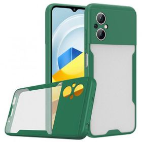 BSSM Xiaomi Poco M5 Platin Silikon Yeşil Kılıf