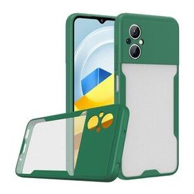 BSSM Xiaomi Poco M5 Platin Silikon Yeşil Kılıf