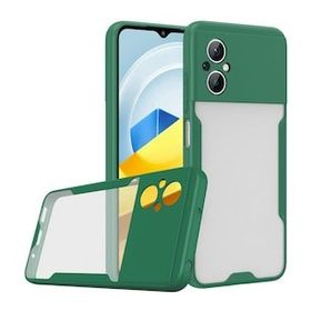 BSSM Xiaomi Poco M5 Platin Silikon Yeşil Kılıf