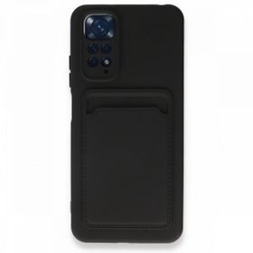 BSSM Xiaomi Redmi Note 11 Kelvin Kartvizitli Siyah Silikon Kılıf
