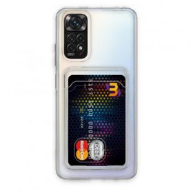 BSSM Xiaomi Redmi Note 11 Pro Kart Şeffaf Silikon Cep Telefonu Kılıfı