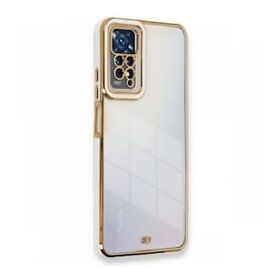 BSSM Xiaomi Redmi Note 11 Pro Liva Lens Silikon Beyaz Cep Telefonu Kılıfı