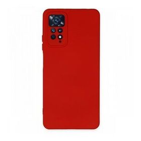 BSSM Xiaomi Redmi Note 11 Pro Nano İçi Kadife Silikon Kırmızı Kılıf