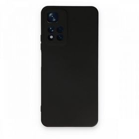 BSSM Xiaomi Redmi Note 11 Pro Plus 5G Nano İçi Kadife Siyah Silikon Kılıf