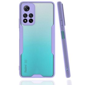 BSSM Xiaomi Redmi Note 11 Pro Plus 5G Platin Silikon Lila Kılıf