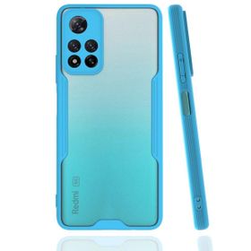 BSSM Xiaomi Redmi Note 11 Pro Plus 5G Platin Silikon Mavi Kılıf