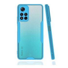 BSSM Xiaomi Redmi Note 11 Pro Plus 5G Platin Silikon Mavi Kılıf