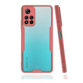 BSSM Xiaomi Redmi Note 11 Pro Plus 5G Platin Silikon Pembe Kılıf